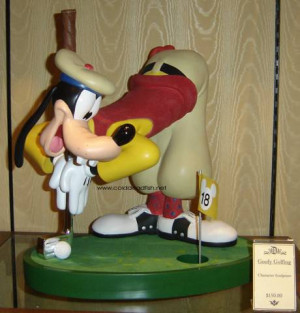 new big fig was released, Goofy playing golf . His stance doesn't ...