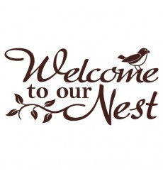 Welcome to our nest - with small bird