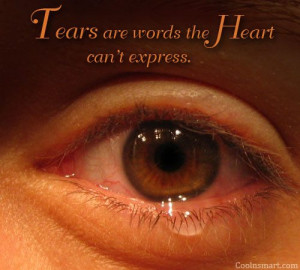 Crying Quote: Tears are words the heart can’t express. 5