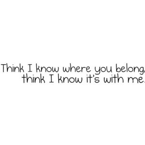 You Belong with Me Quotes