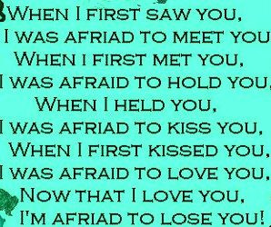 When I First Time Saw You....