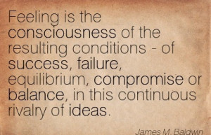 ... Equilibrium, Compromise Or Balance, In This Continuous Rivalry Of