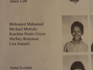 KATU Mohamud's 1st grade yearbook: They spelled his name wrong...