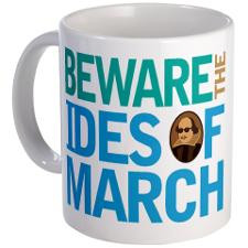 Ides Of March Shakespeare Quote Mug for