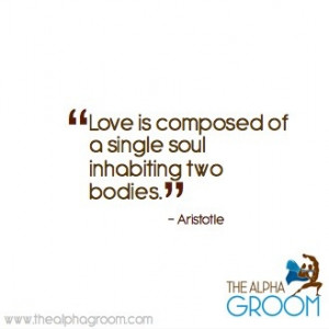 ... single soul inhabiting two bodies.