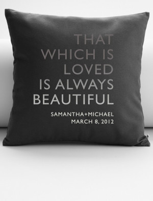 personalized always beautiful quote throw pillow cover