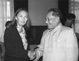 Oriana intervista Deng Xiaoping nel 1982 - Foto - Oriana Fallaci