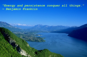 Energy and persistence conquer all - quote