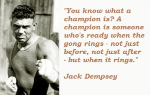 of Best Fighter in the World – Jack Dempsey