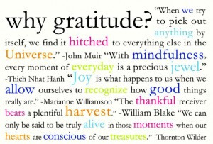 JUST TO LET YOU KNOW…. Gratitude is contagious. When you are ...