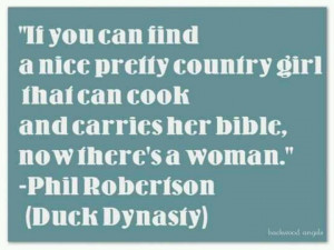 ... girl that can cook and carries her Bible, now there's a woman