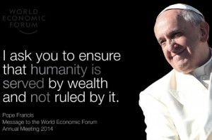 Pope Francis, World Economic Forum