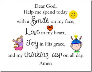 Enjoy our morning prayer: