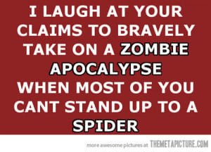 Image - Funny-zombie-apocalypse-quote-spiders.jpg - The Adventure Time ...