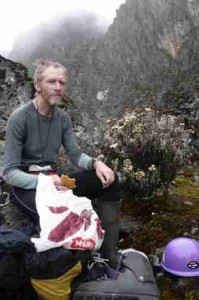 Rob Woodall on Mount Baker Uganda January 2010 Picture Tor