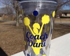 Tumbler Personalized Cheerleader Cup Cheer Team Cup Tumbler ...