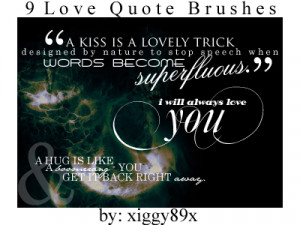 Love Quote Brushes by xiggy01x