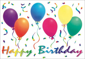 Birthday Balloons - Birthday Cards from CardsDirect