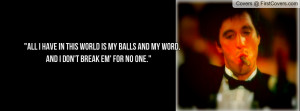 Scarface Quotes FB Cover