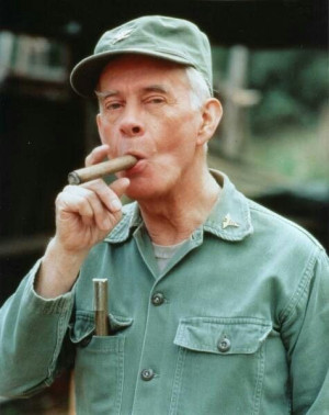 Harry Morgan as Col. Sherman T. Potter on M*A*S*H