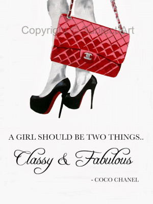 ... Chanel Red Bag, Christian Louboutin Shoes, Fashion Quote 10