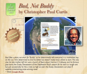 Bud, Not Buddy by Christopher Paul Curtis | Google Lit Trips: Reading ...