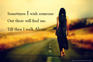 Sad alone girl in love with quotes wallpapers