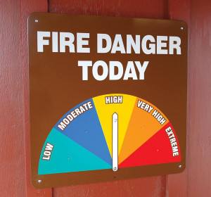 Fire Danger Signs