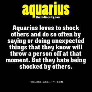 Zodiac Aquarius facts.