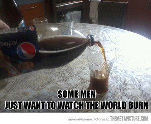 Funny photos funny Pepsi Coca Cola glass