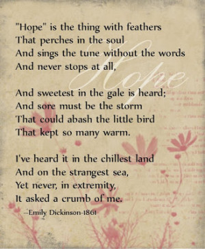 poems about hope poems about hope