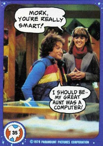 1978 Topps Mork and Mindy 35