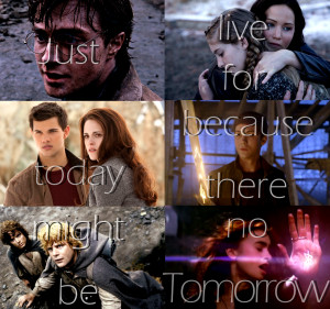 the hunger games, fangirling, twilight, percy jackson, lord of the ...