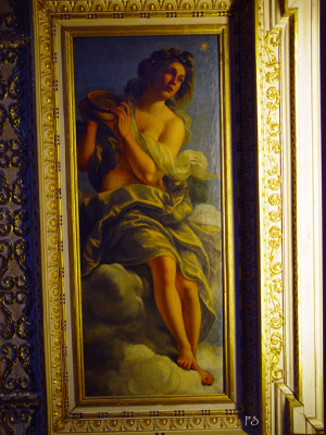 Artemisia Gentileschi's The Inclination in the Galleria ceiling of ...
