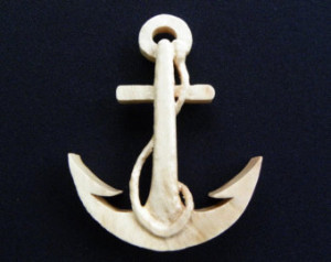 Anchor Art, Anchor Carving, Nautica l Art, Nautical Anchor, Maritime ...