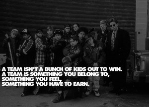 Great quote from the classic, The Mighty Ducks. Coach Bombay is a ...