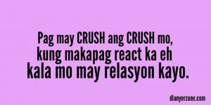 Pag may crush ang crush mo, kung makapagreact ka eh kala mo may ...