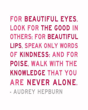 Audrey Hepburn — 