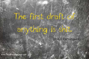 Ernest Hemingway quote about writing