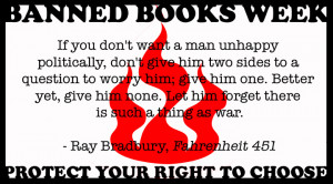 Banned Books Week: Fahrenheit 451