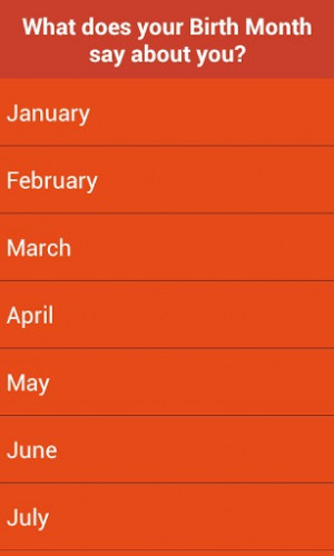 View bigger - Your Birth Month meaning for Android screenshot