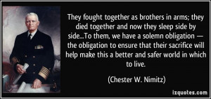 Brothers in Arms Quotes