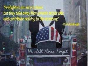 From the toilet mouth of Rush Limbaugh, I give you this gem ...