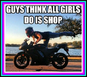 Motorcycle - sportbike - rider - quote female women girl