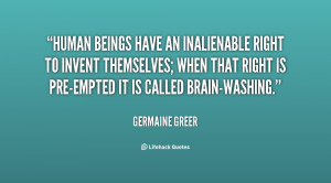 Human beings have an inalienable right to invent themselves; when that ...