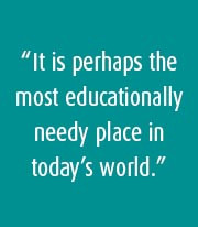 Educationally needy place quote