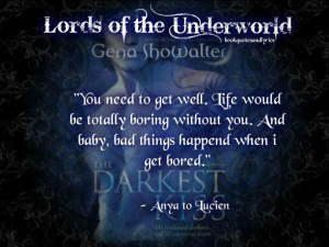 The Darkest Kiss - Lords of the Underworld by Gena Showalter