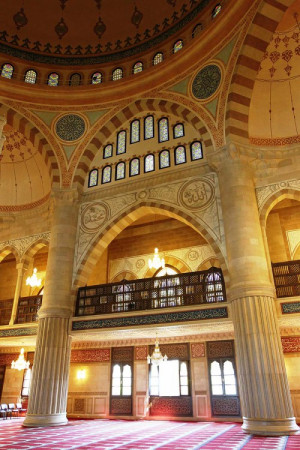 islamic-art-and-quotes:Bahaedine Hariri Mosque in Saida, Lebanon