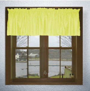 Bright Yellow Kitchen Curtains