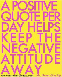 Positive quote per day
